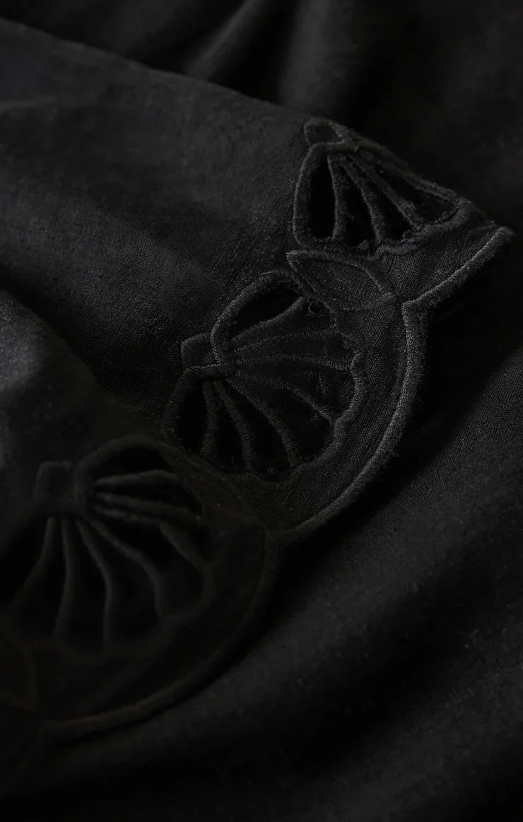 CHARLENE EMBROIDERED LINEN TOP - Image 5