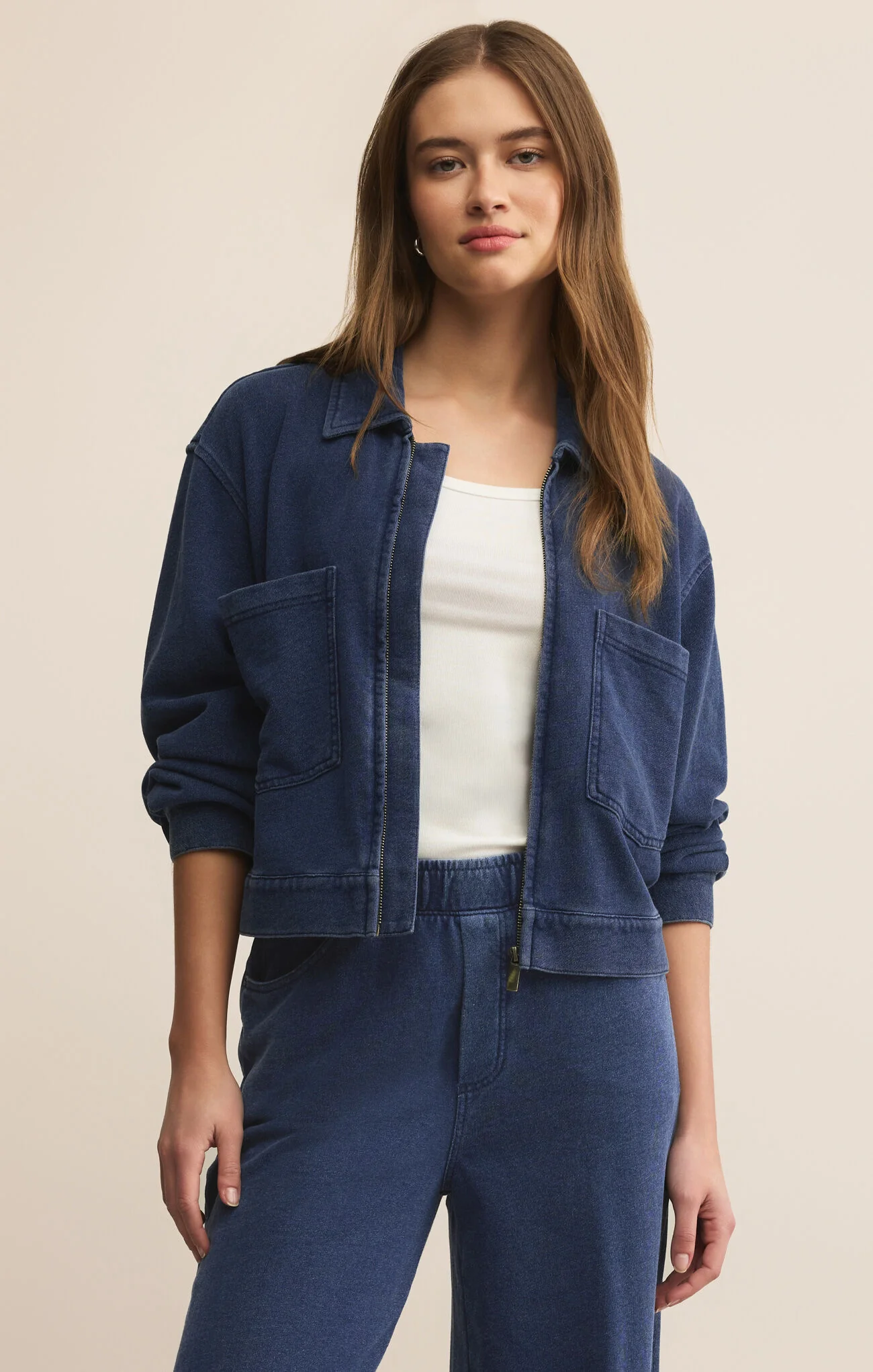 Heritage Knit Denim Jacket - Image 3