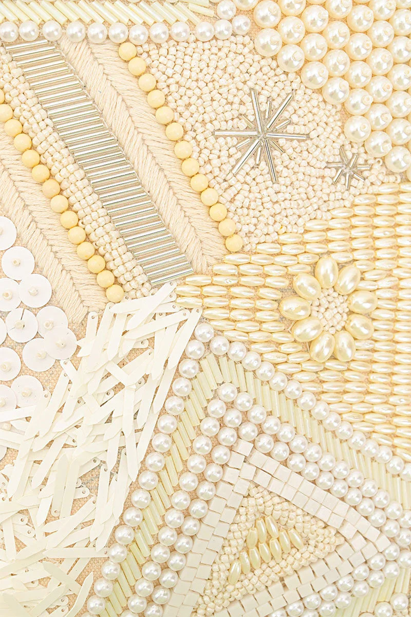Shimmering Sands Embellished Shoulder Bag - Image 2