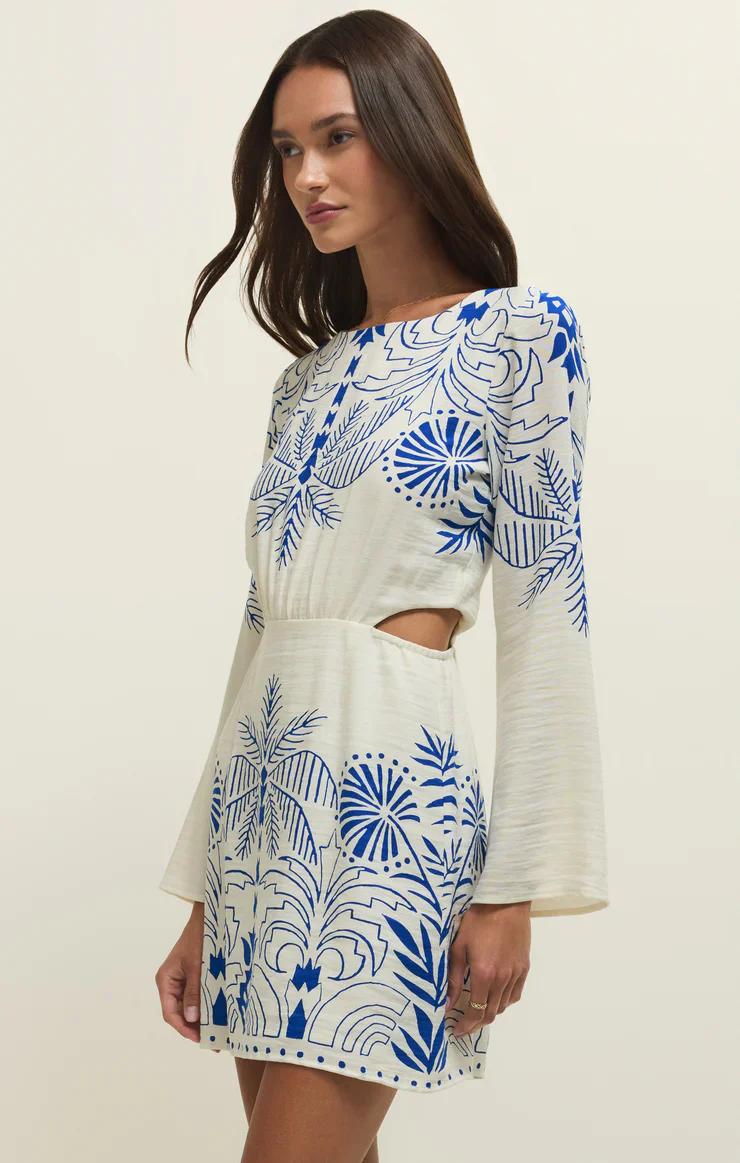 TAHINA PALM MINI DRESS - Image 2