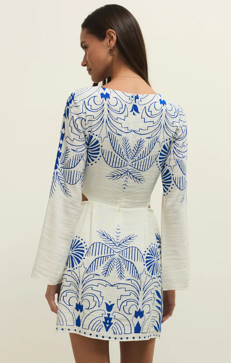 TAHINA PALM MINI DRESS - Image 3